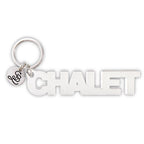 Acrylic Word Keychain - Chalet