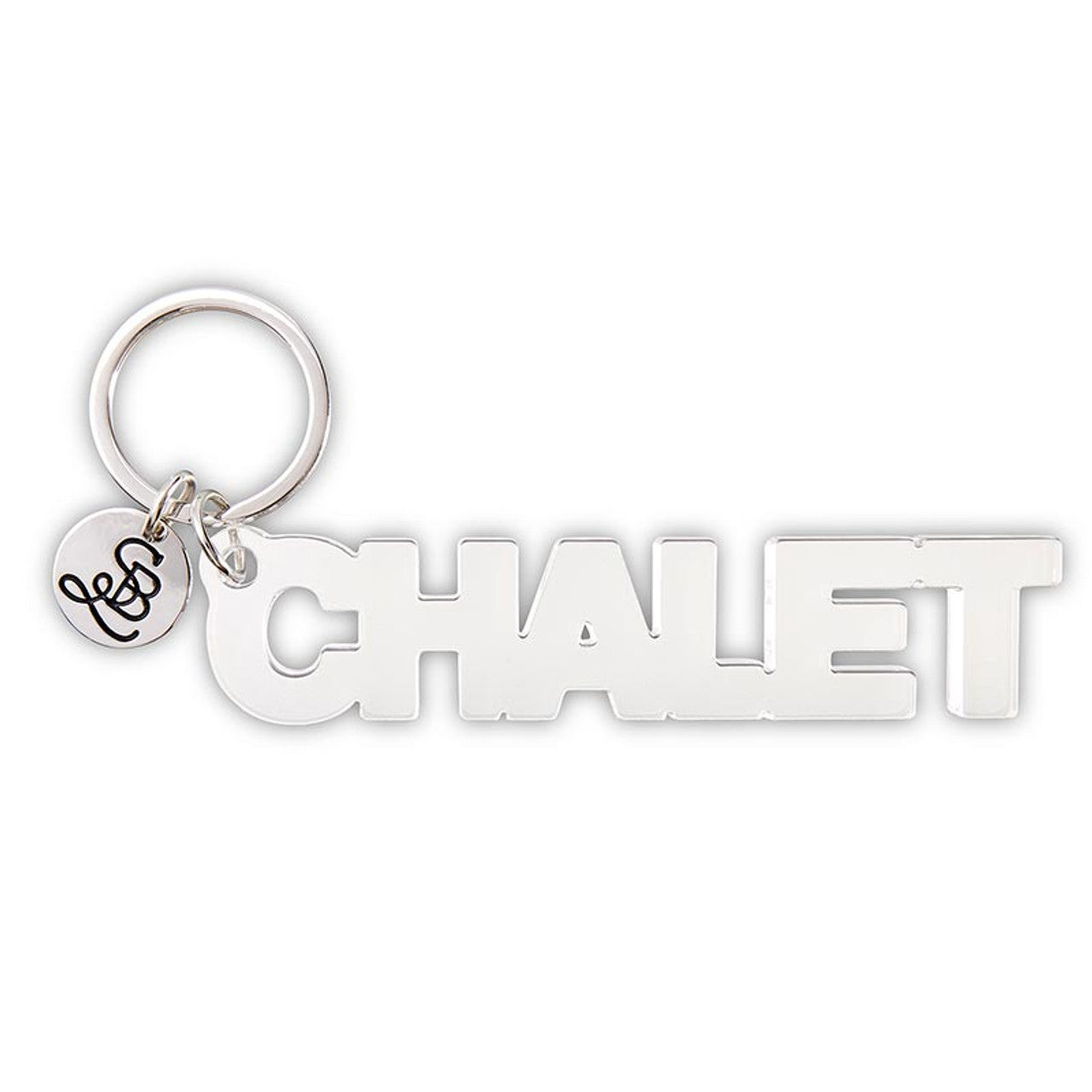 Acrylic Word Keychain - Chalet