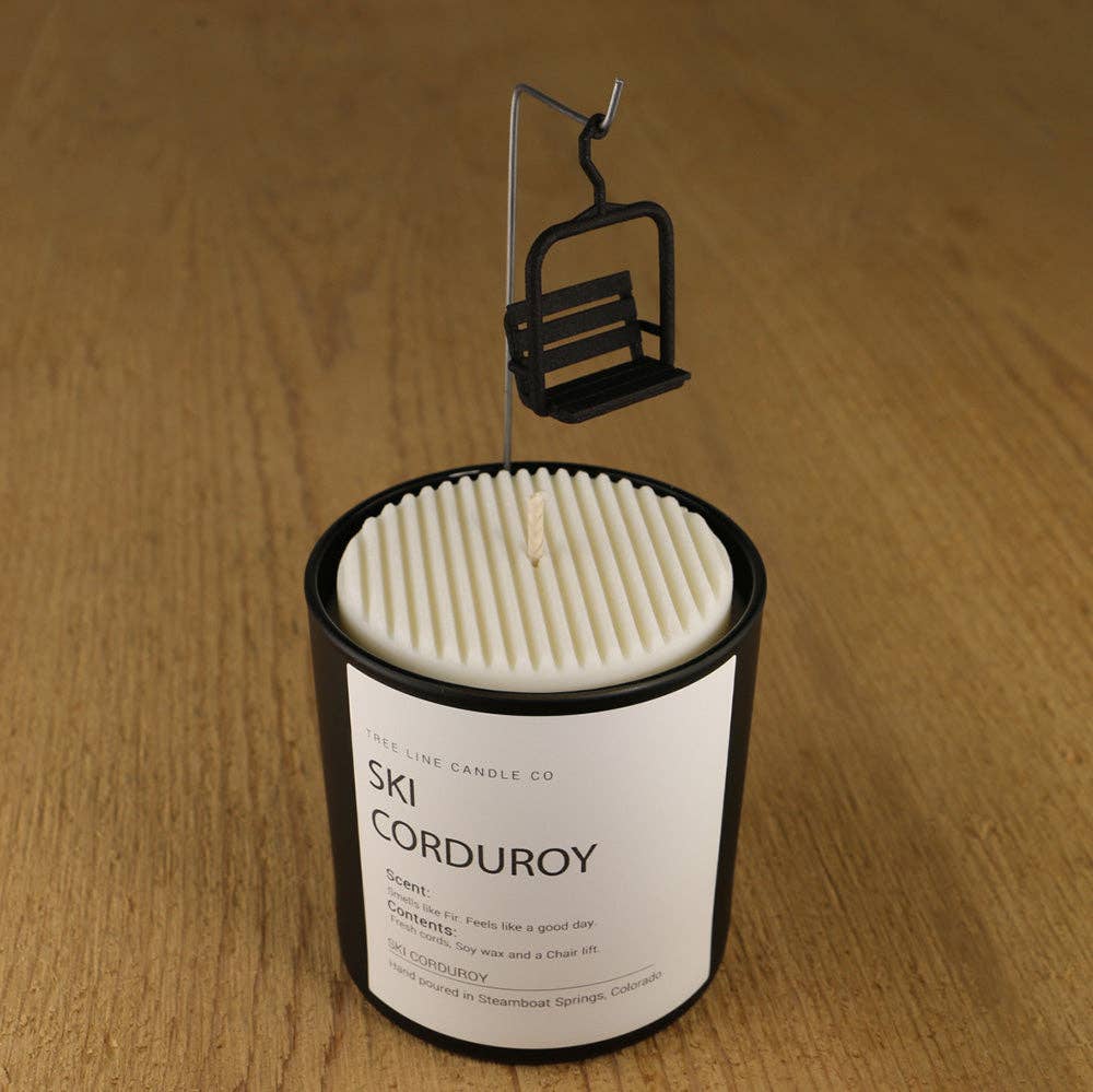 Ski Corduroy Candle