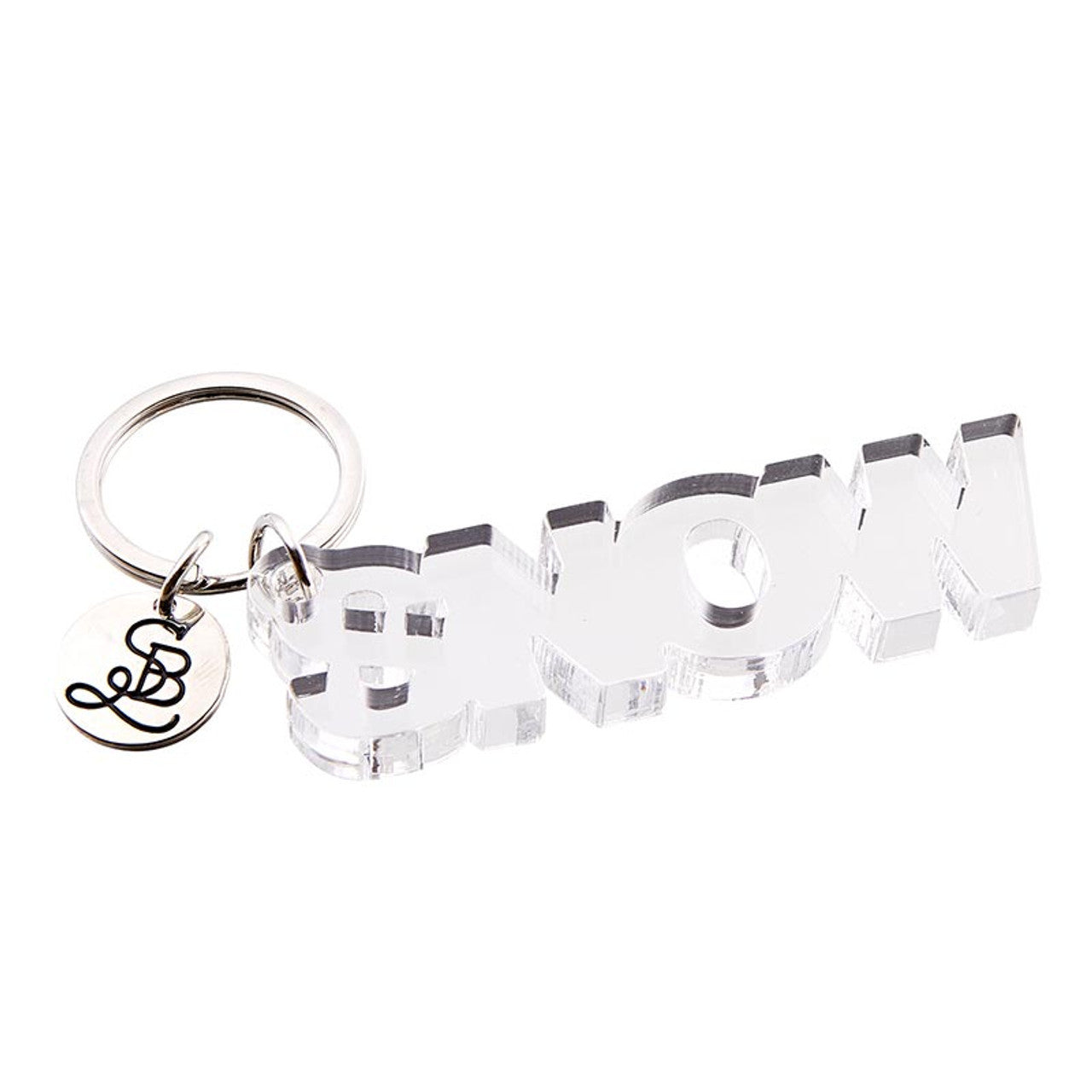 Acrylic Word Keychain - Snow